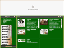 Tablet Screenshot of ecoboisconstruction.fr